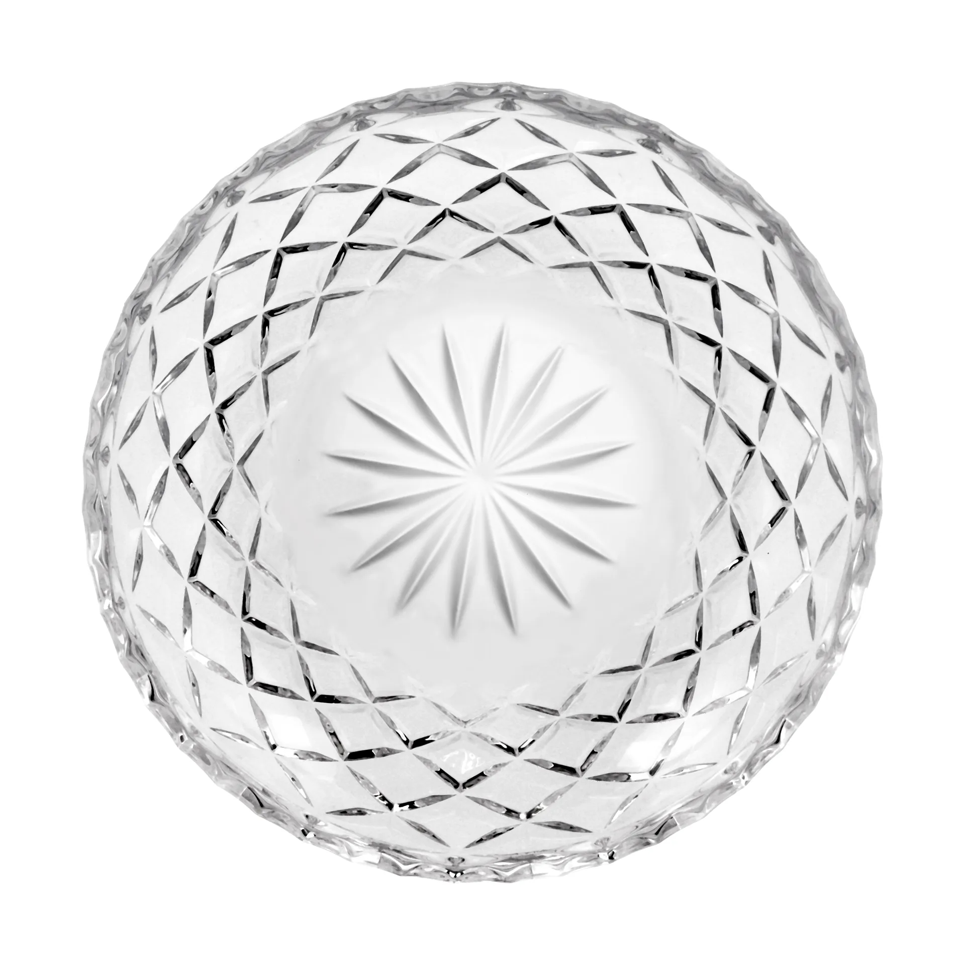 Sorrento bordje Ø16 cm 6-pack, Transparant Lyngby Glas