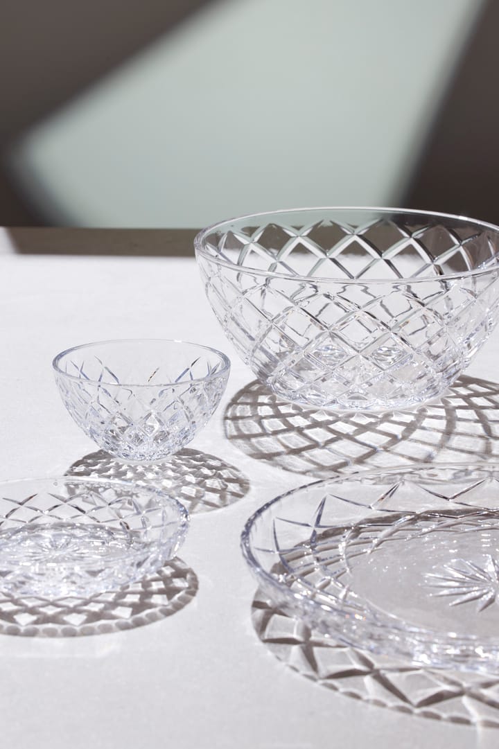 Sorrento bordje Ø16 cm 6-pack, Transparant Lyngby Glas