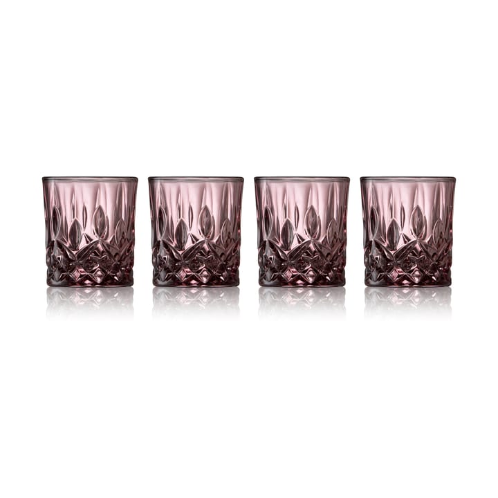 Sorrento shotglazen 4 cl 4-pack - Pink - Lyngby Glas