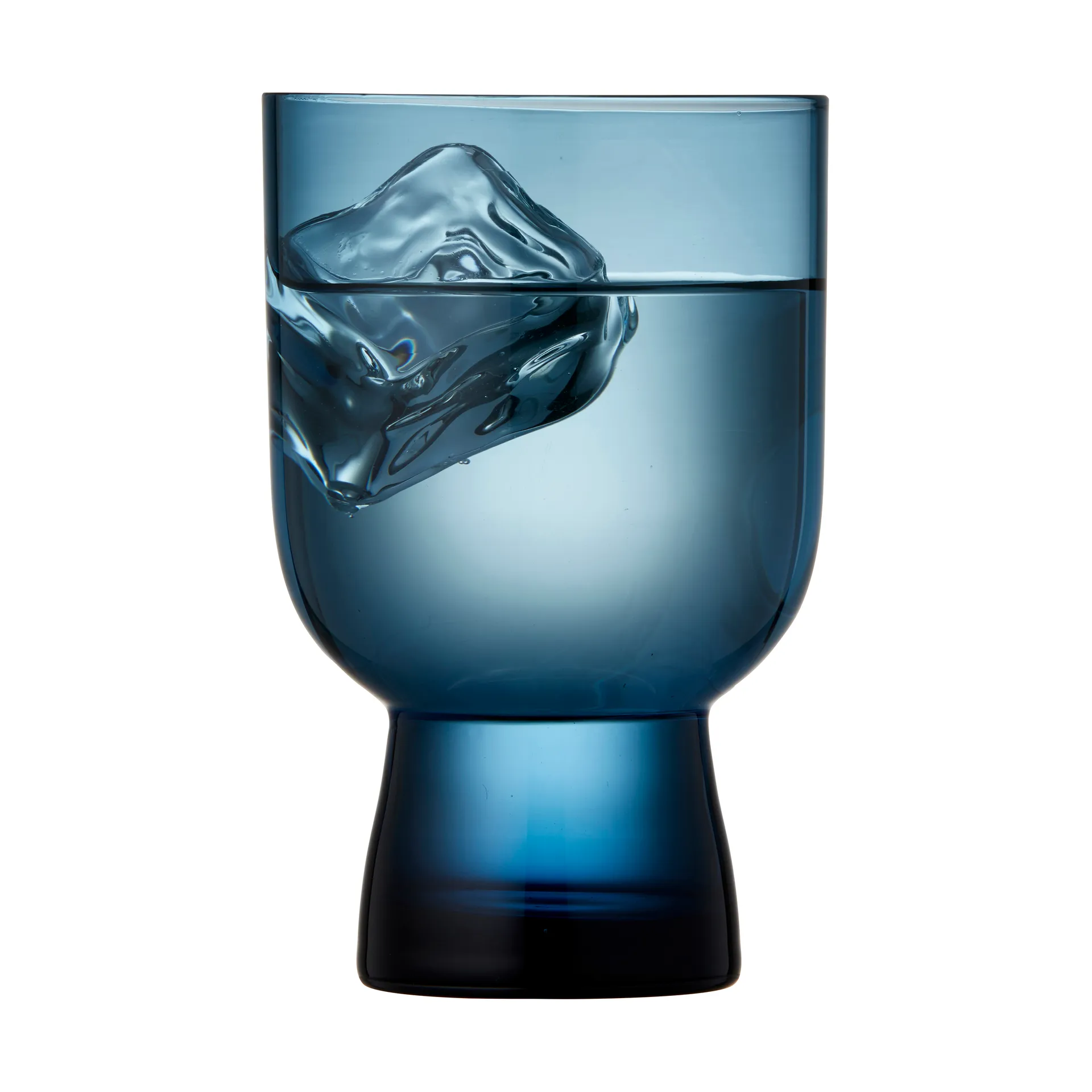 Sorrento waterglas 30 cl 4-pack, Blauw Lyngby Glas