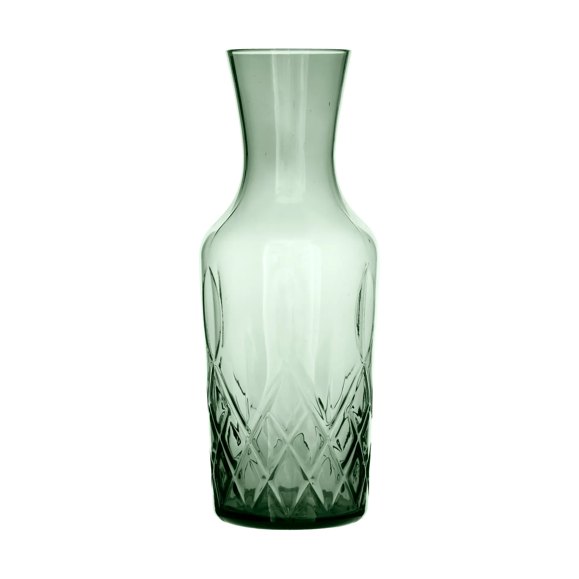 Sorrento waterkaraf 1 liter, Groen Lyngby Glas