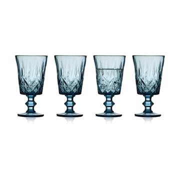 Sorrento wijnglazen 29 cl 4-pack - Blauw - Lyngby Glas
