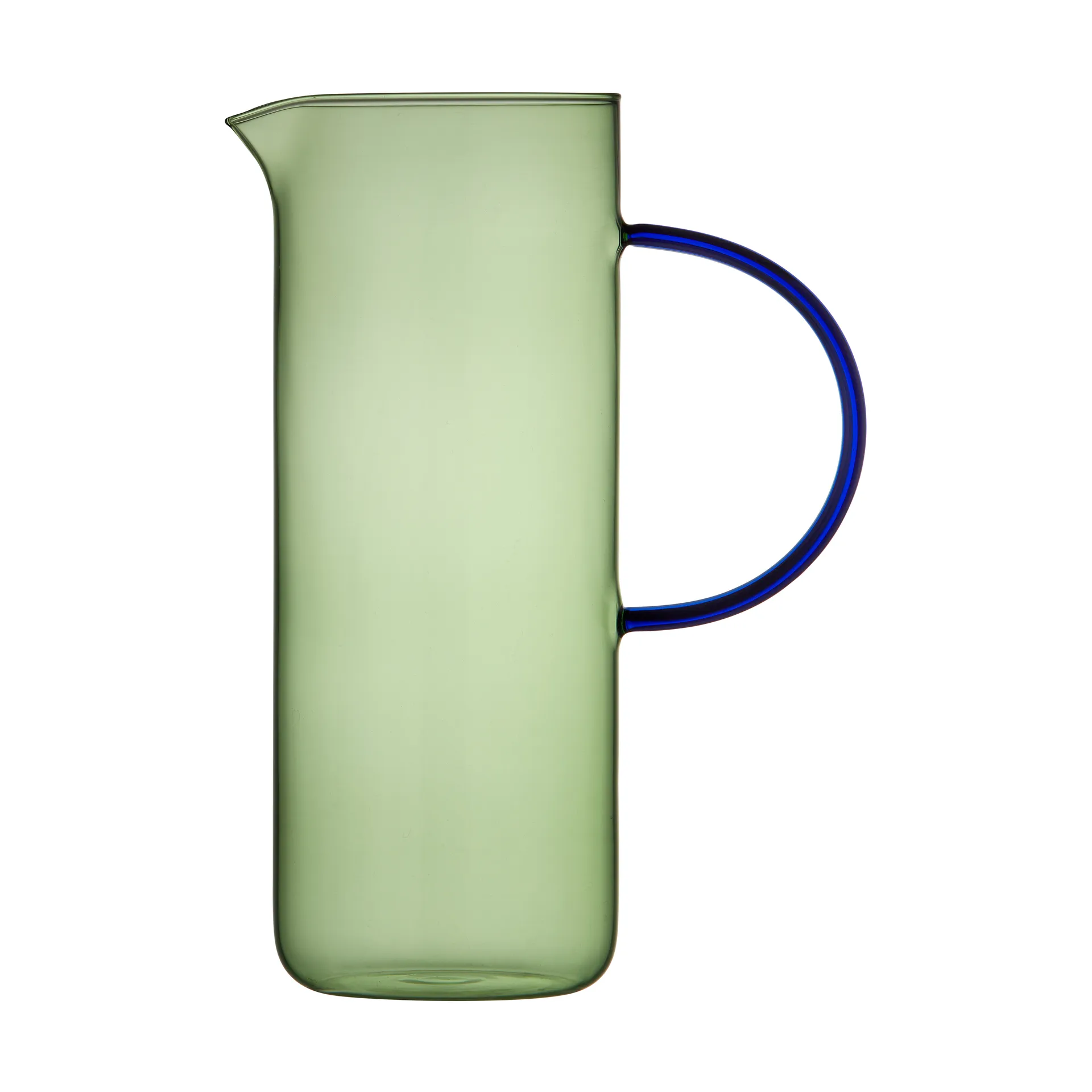 Torino glazen kan 1,1 l, Green-blue Lyngby Glas