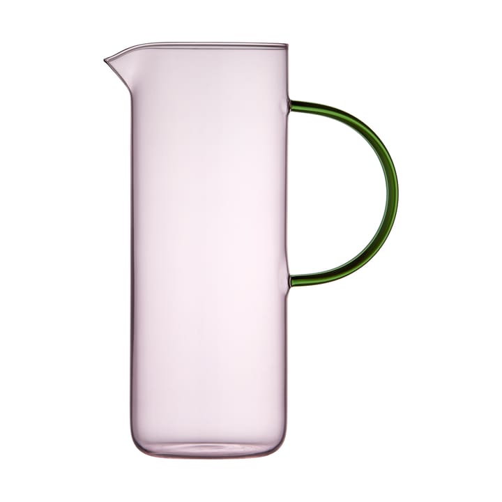 Torino glazen kan 1,1 l - Pink-green - Lyngby Glas