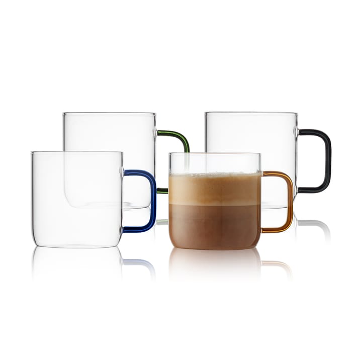 Torino mok glas 30 cl 4-delig, Mix Lyngby Glas