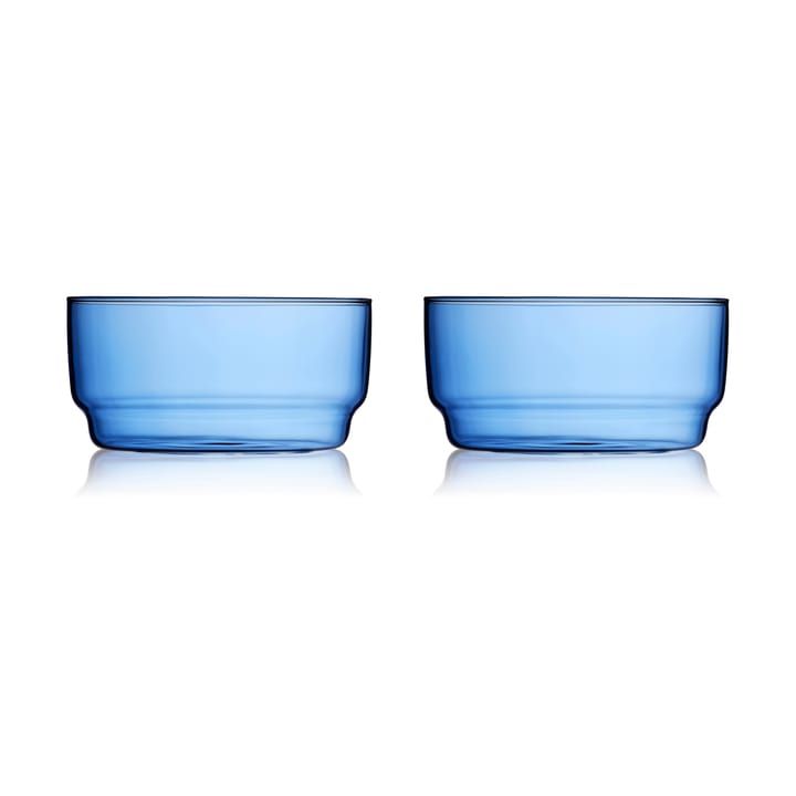 Torino schaal 50 cl 2-pack - Blauw - Lyngby Glas