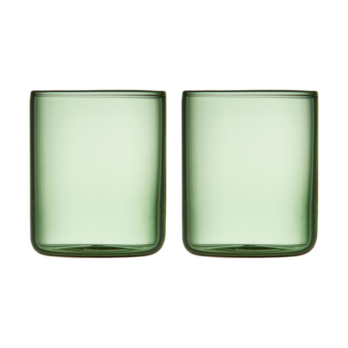 Lyngby Glas Torino shotglas 6 cl 2-pack Green | Scandinavisch Interieur | Borrelglazen | Groen