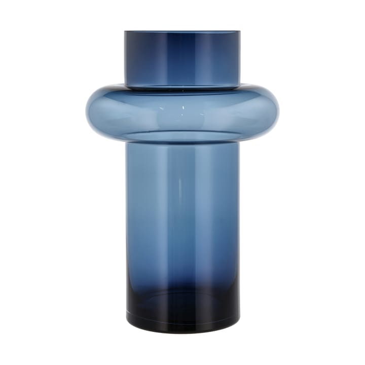 Tube vaas glas 40 cm - Blauw - Lyngby Glas