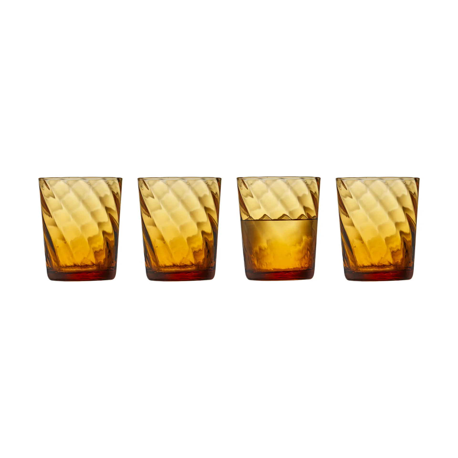 Vienna waterglas 30 cl 4-pack, Amber Lyngby Glas