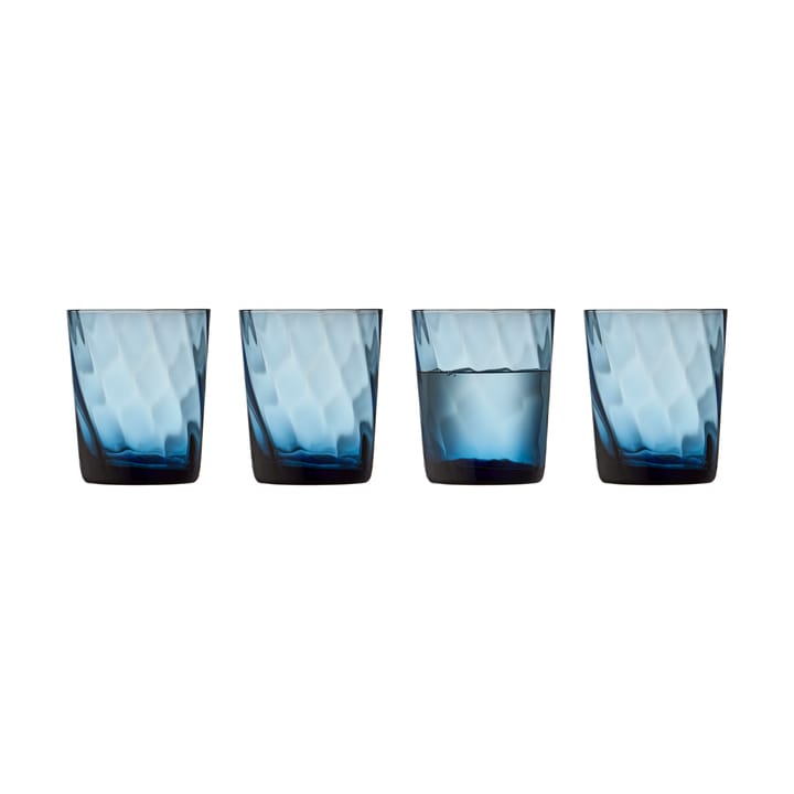 Vienna waterglas 30 cl 4-pack - Blue - Lyngby Glas