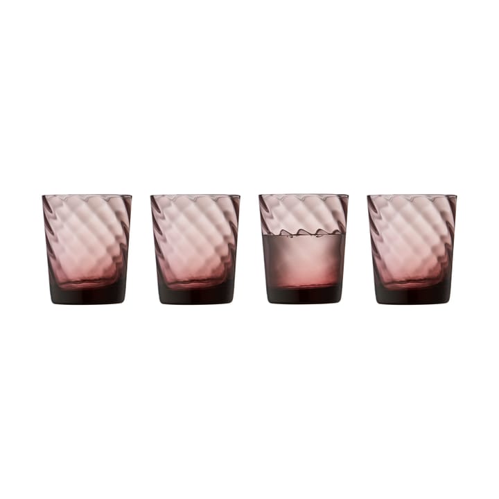 Vienna waterglas 30 cl 4-pack - Pink - Lyngby Glas