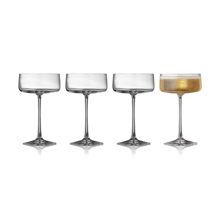 Zero champagneglas coupe 26 cl 4-pack - Kristal - Lyngby Glas
