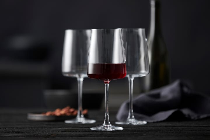 Zero rodewijnglas 54 cl 4-pack, Kristal Lyngby Glas