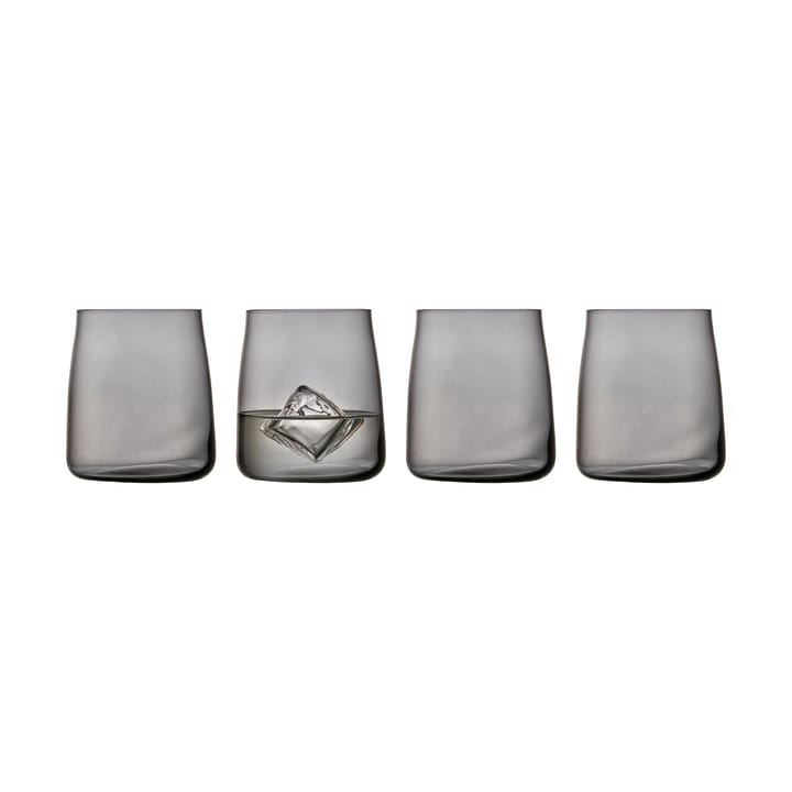 Zero waterglas 42 cl 4-pack - Smoke - Lyngby Glas