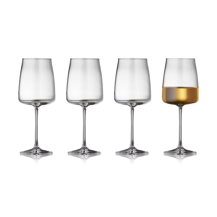 Zero wittewijnglas 43 cl 4-pack - Kristal - Lyngby Glas