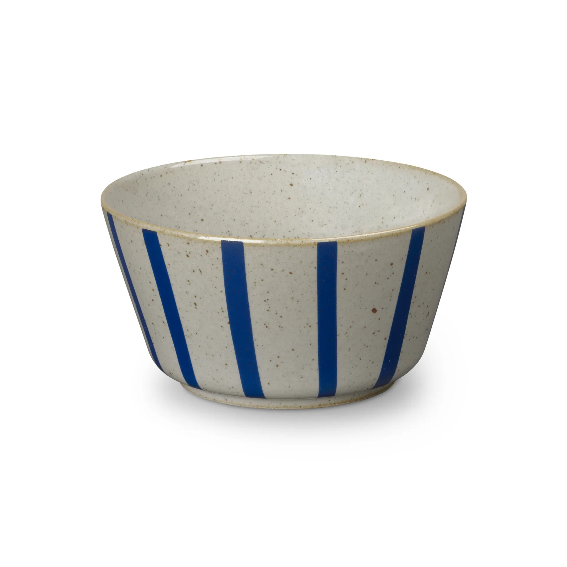 DAN-ILD stroken kom Ø13 cm, Blauw Lyngby Porcelæn