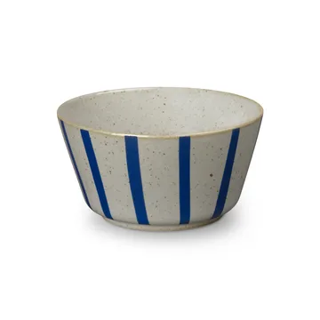 DAN-ILD stroken kom Ø13 cm - Blauw - Lyngby Porcelæn