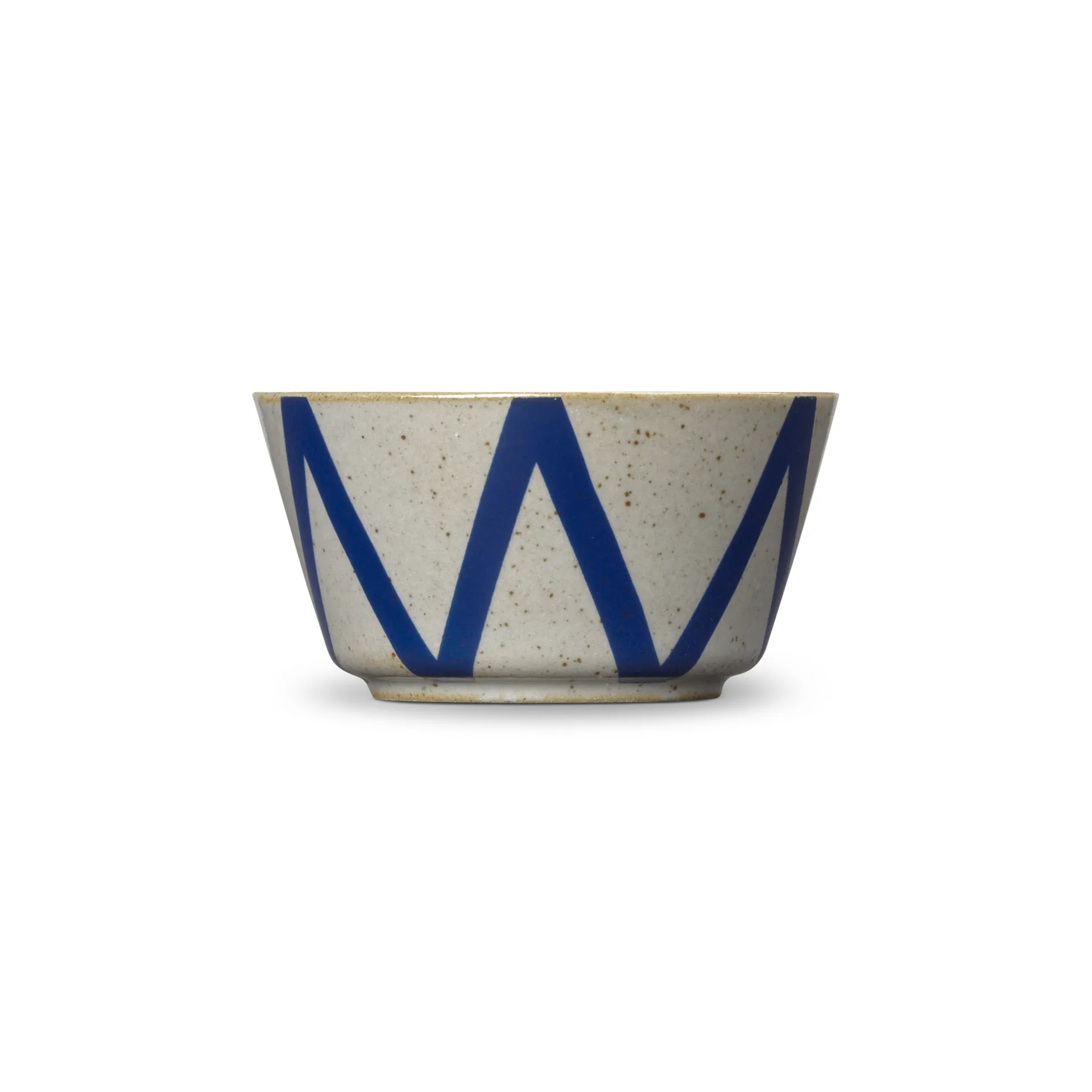 DAN-ILD zigzag kom Ø9 cm, Blauw Lyngby Porcelæn