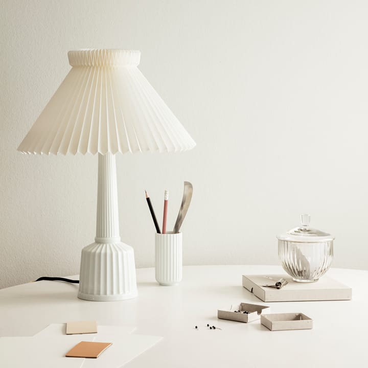 Esben klint tafellamp, wit, h.44 cm Lyngby Porcelæn