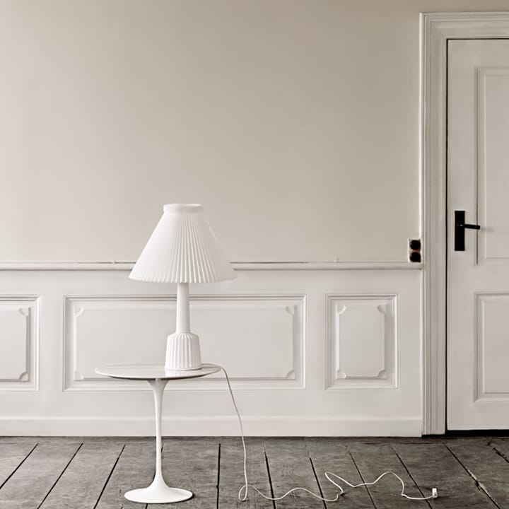 Esben klint tafellamp, wit, h.44 cm Lyngby Porcelæn