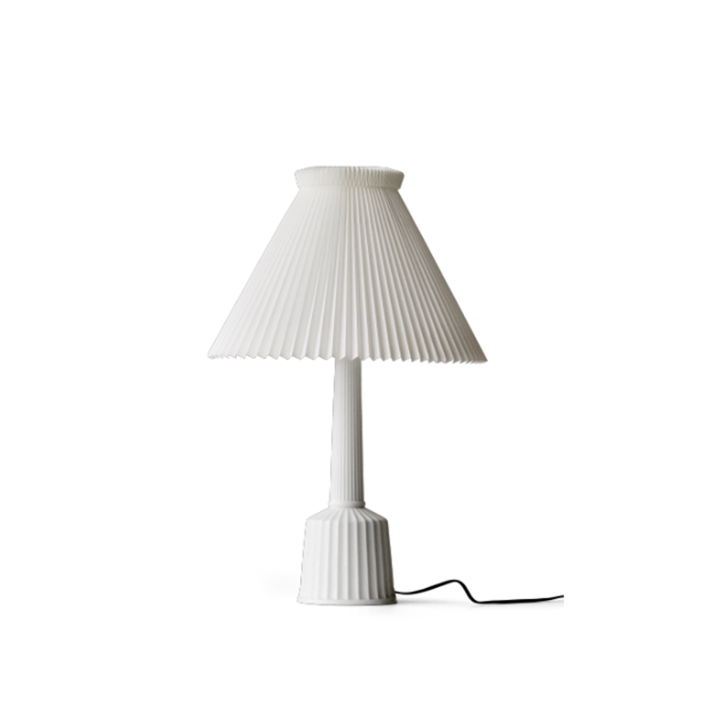 Lyngby Porcelæn Esben klint tafellamp wit, h.44 cm