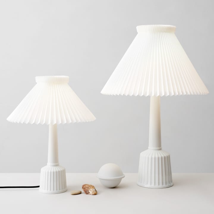 Esben klint tafellamp, wit, h.65 cm Lyngby Porcelæn
