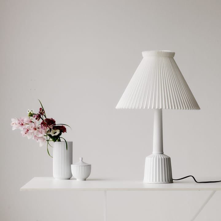 Esben klint tafellamp, wit, h.65 cm Lyngby Porcelæn