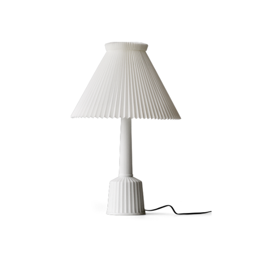 Lyngby Porcelæn Esben klint tafellamp wit, h.65 cm