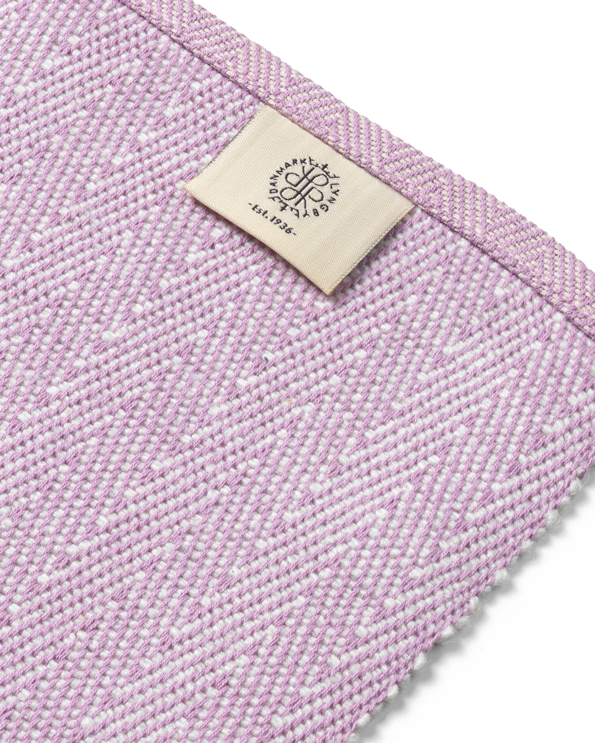 Herringbone placemat 30x43 cm, Paars Lyngby Porcelæn