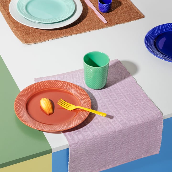 Herringbone placemat 30x43 cm, Paars Lyngby Porcelæn
