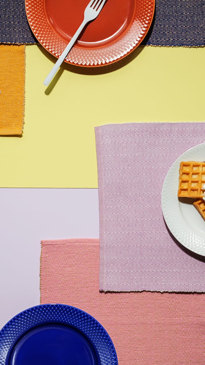 Herringbone placemat 30x43 cm, Paars Lyngby Porcelæn