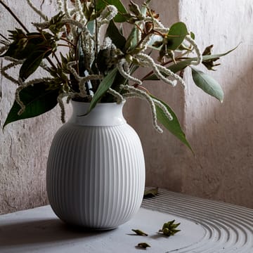 Lyngby Curve vaas 17,5 cm - Wit - Lyngby Porcelæn