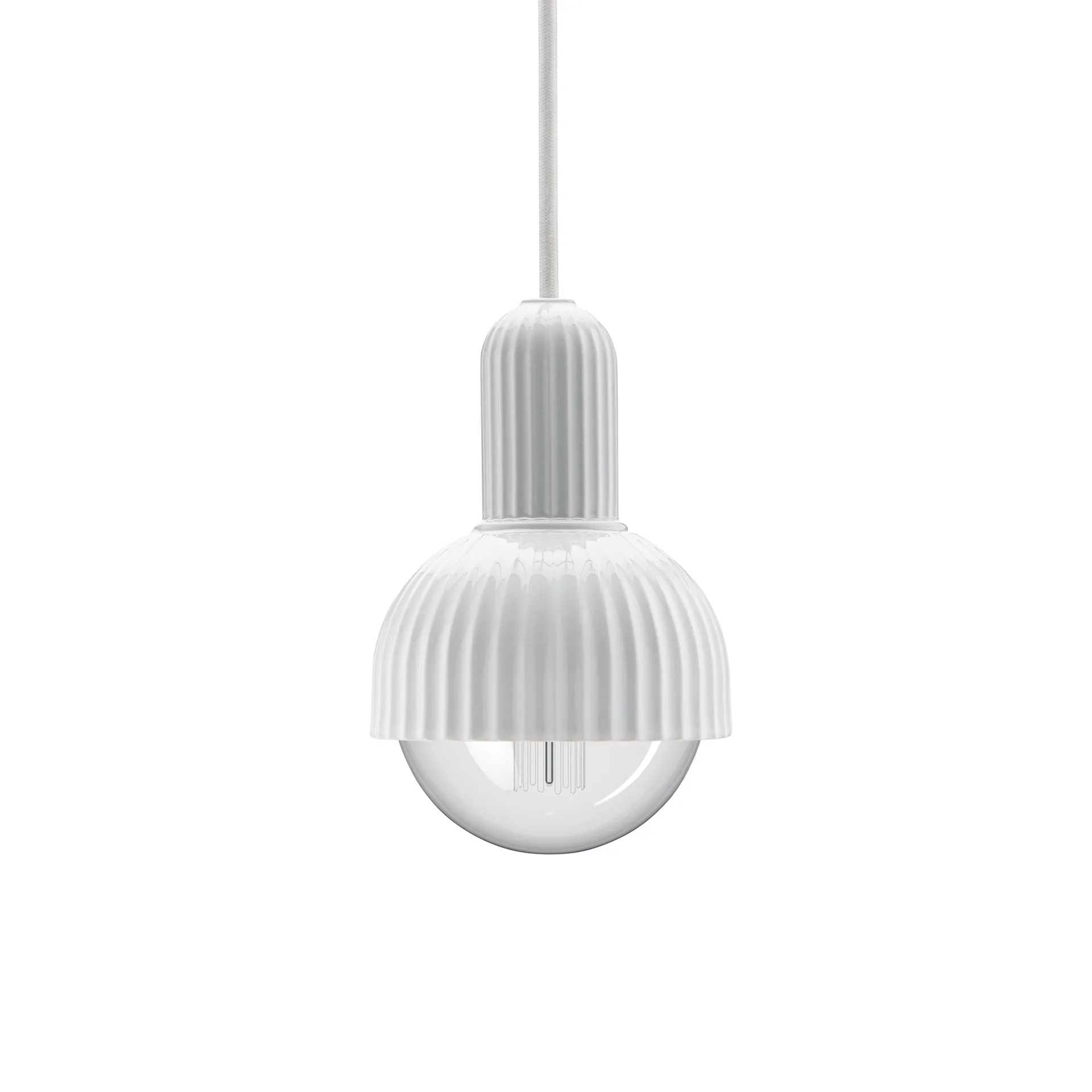Lyngby hanglamp, wit Lyngby Porcelæn