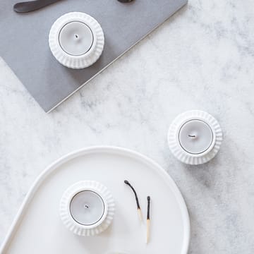 Lyngby kaarsenhouder Ø 6,5 cm 2-pack - wit - Lyngby Porcelæn