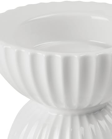 Lyngby Tura blokkandelaar Ø11,5 cm - Wit - Lyngby Porcelæn