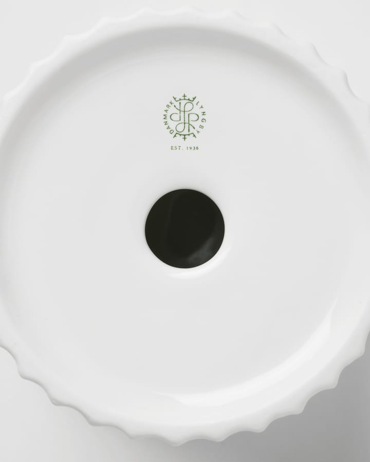 Lyngby Tura blokkandelaar Ø11,5 cm, Wit Lyngby Porcelæn