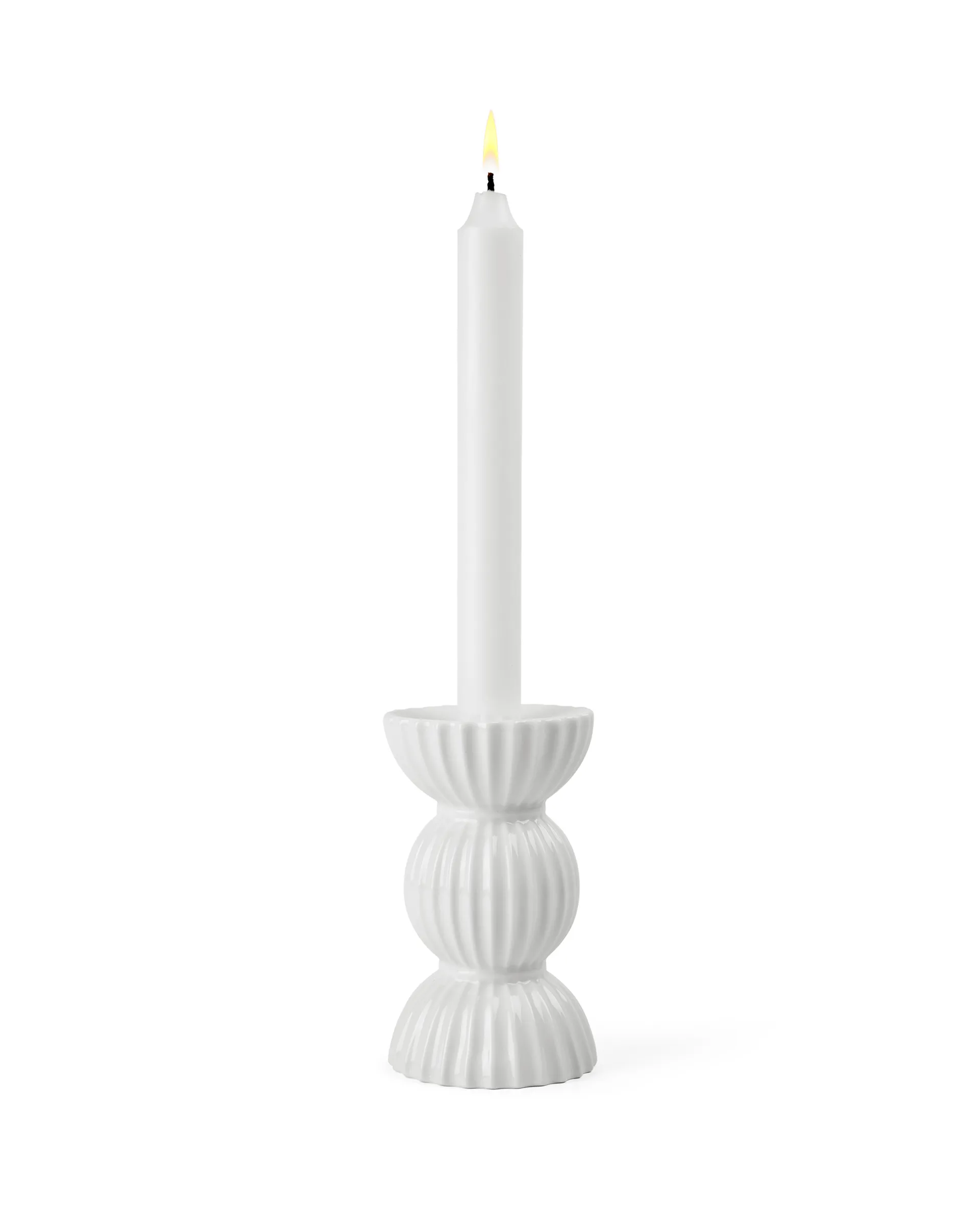 Lyngby Tura Kandelaar 14 cm, Wit Lyngby Porcelæn