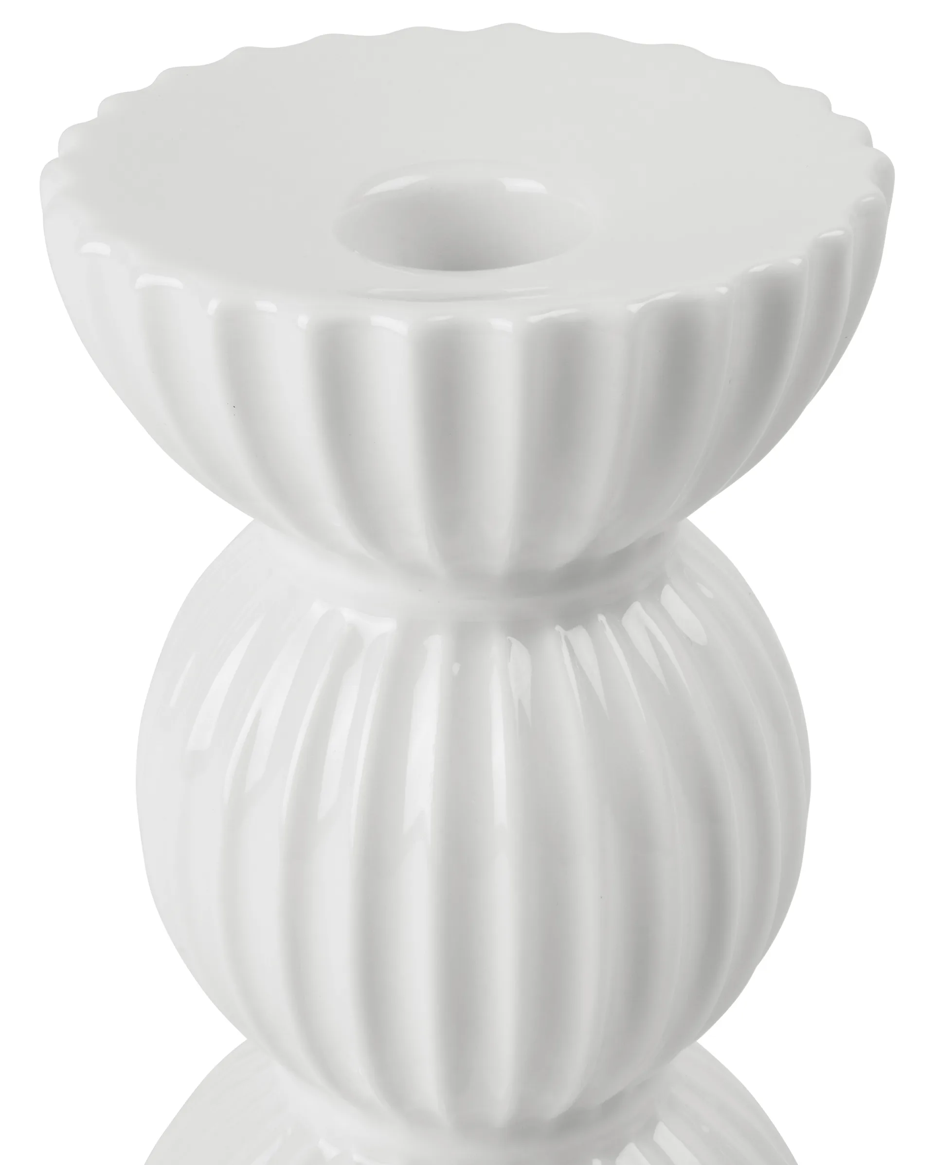 Lyngby Tura Kandelaar 14 cm, Wit Lyngby Porcelæn