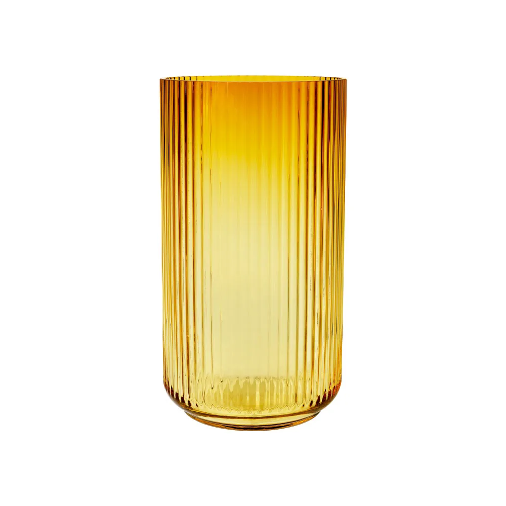 Lyngby Vaas, amber, 38 cm Lyngby Porcelæn