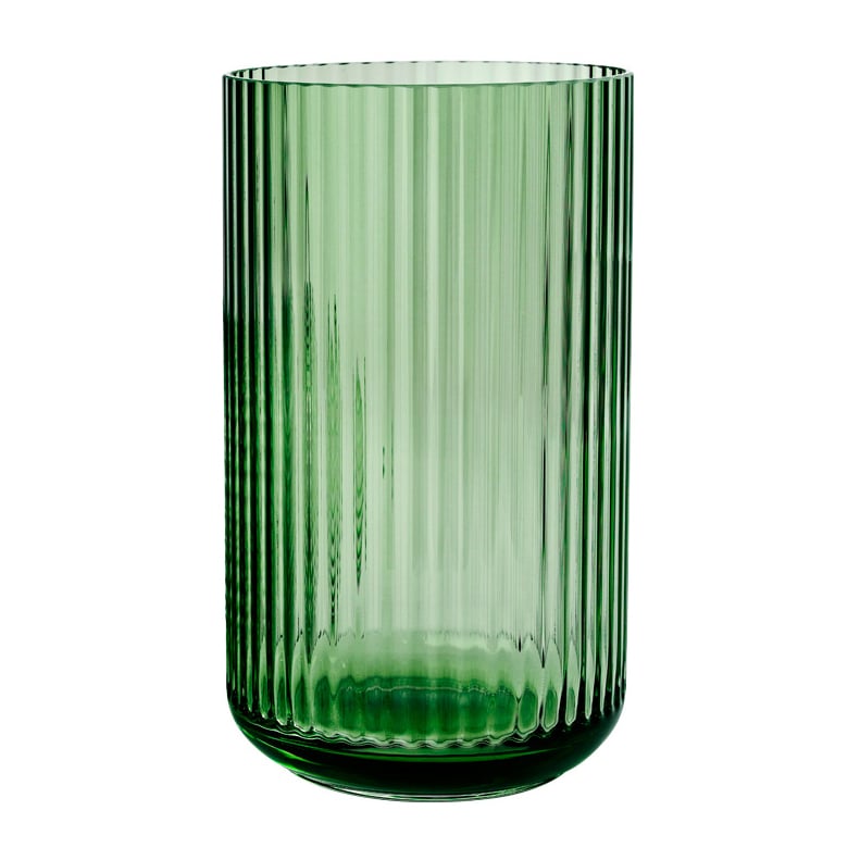Lyngby Porcelæn Lyngby vaas glas Copenhagen green 31 cm