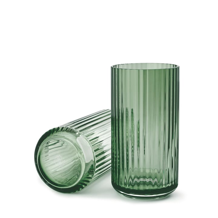 Lyngby vaas glas groen, 20 cm. Lyngby Porcelæn