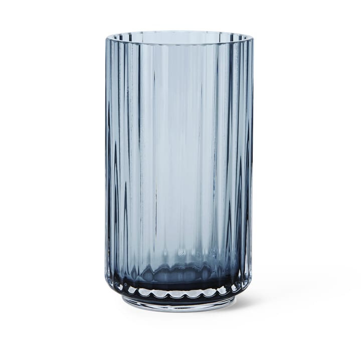 Lyngby vaas glas middernachtblauw - 12,5 cm - Lyngby Porcelæn