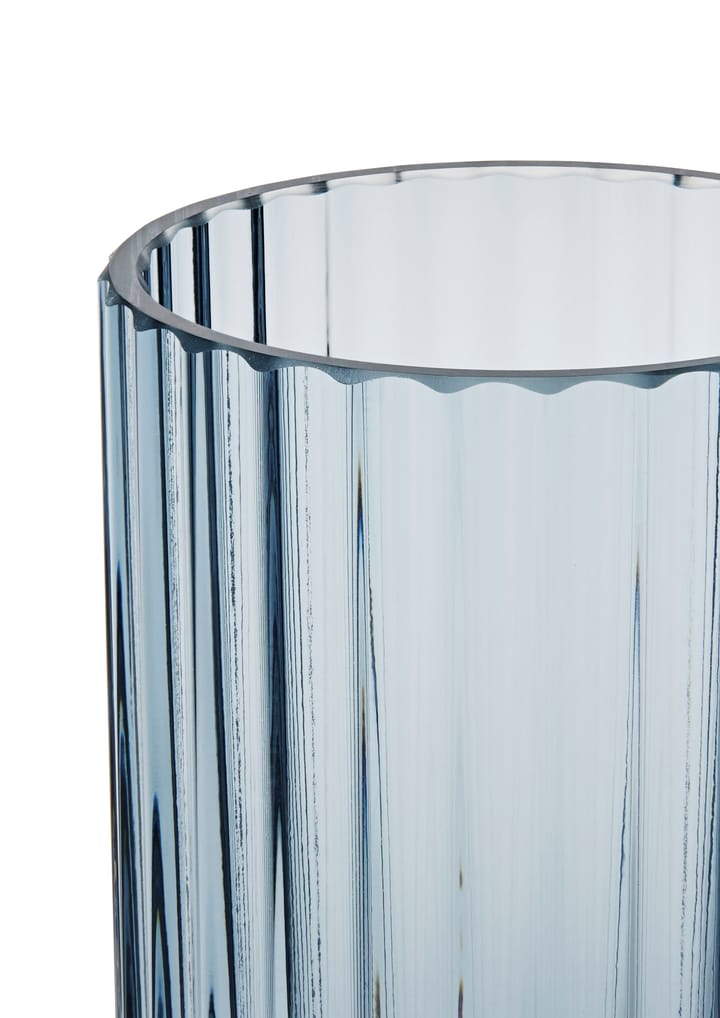 Lyngby vaas glas middernachtblauw, 12,5 cm Lyngby Porcelæn