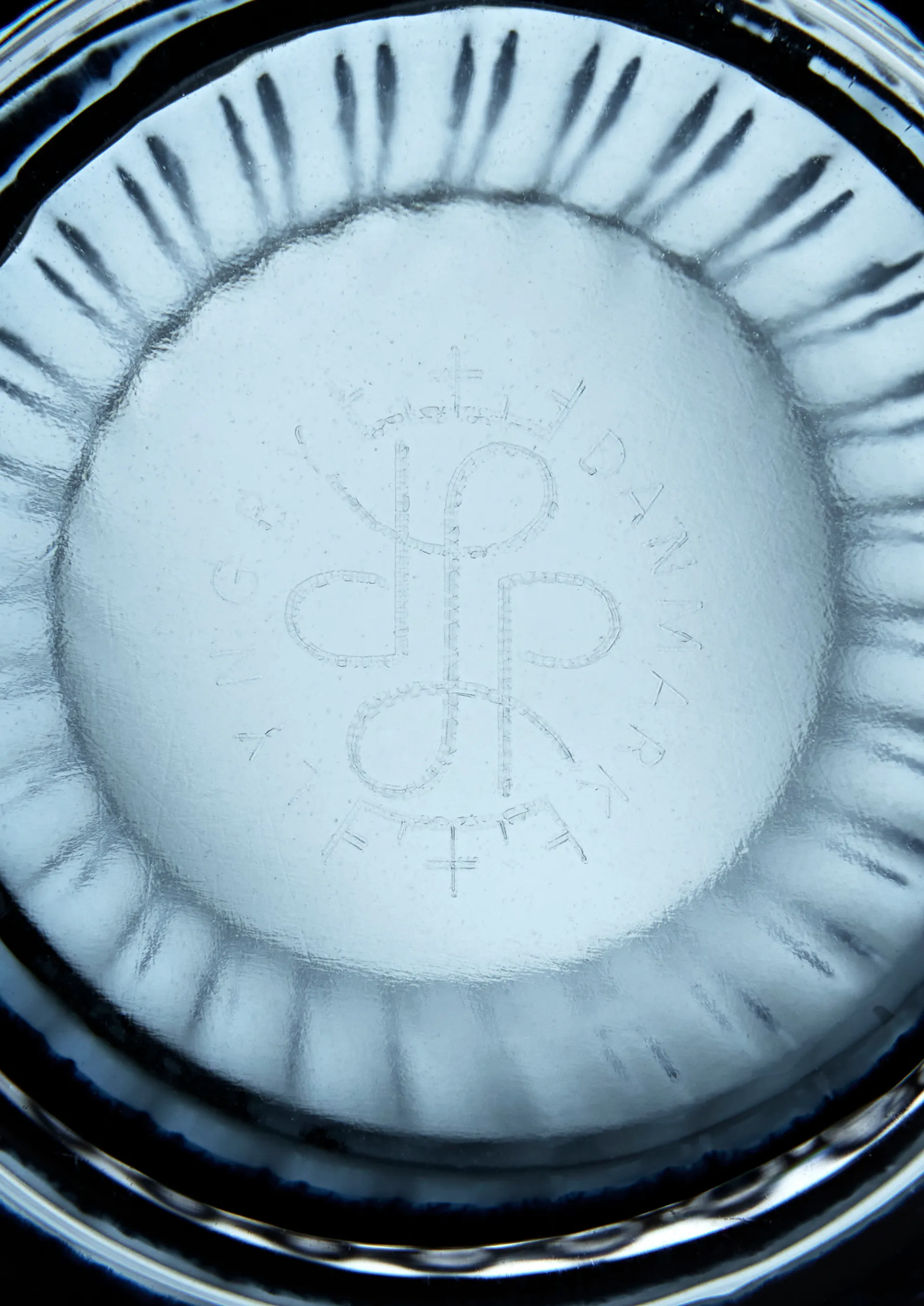 Lyngby vaas glas middernachtblauw, 12,5 cm Lyngby Porcelæn
