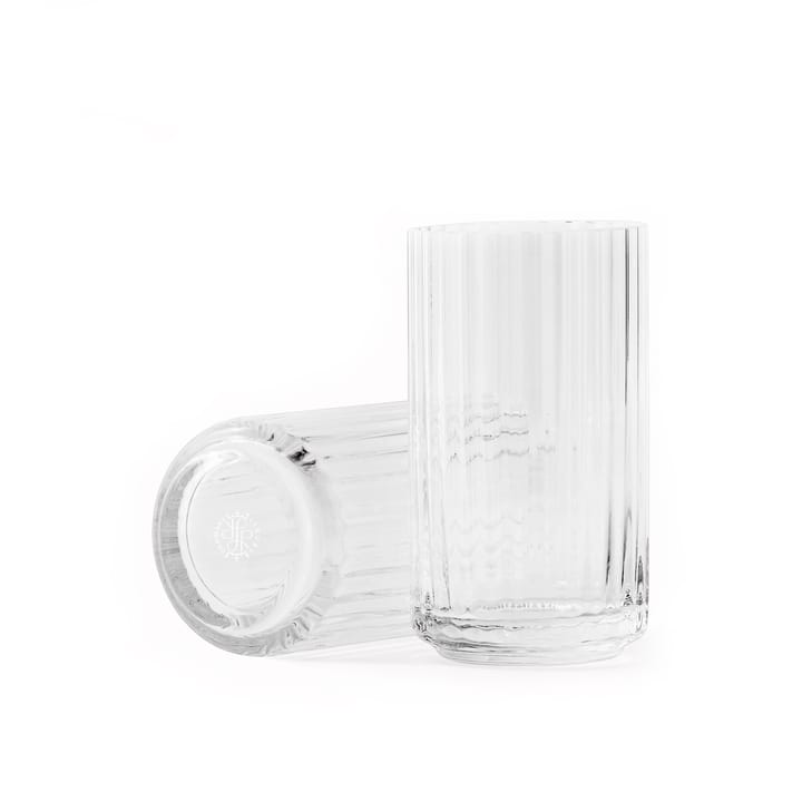 Lyngby vaas glas transparant, 12 cm. Lyngby Porcelæn