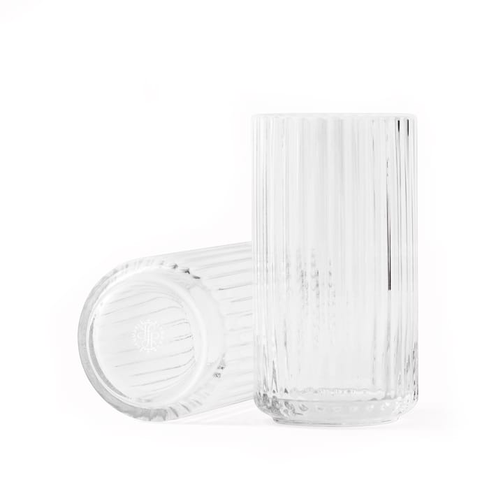 Lyngby vaas glas transparant, 15 cm. Lyngby Porcelæn