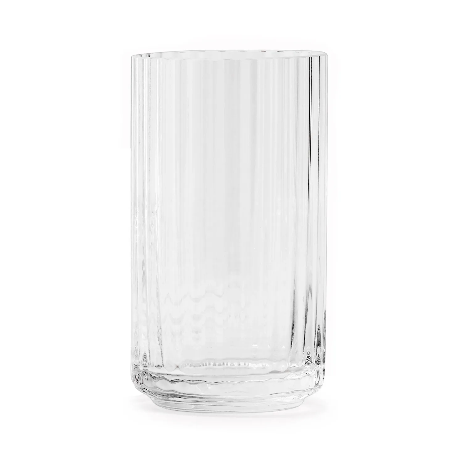 Lyngby vaas glas transparant, 31 cm. Lyngby Porcelæn