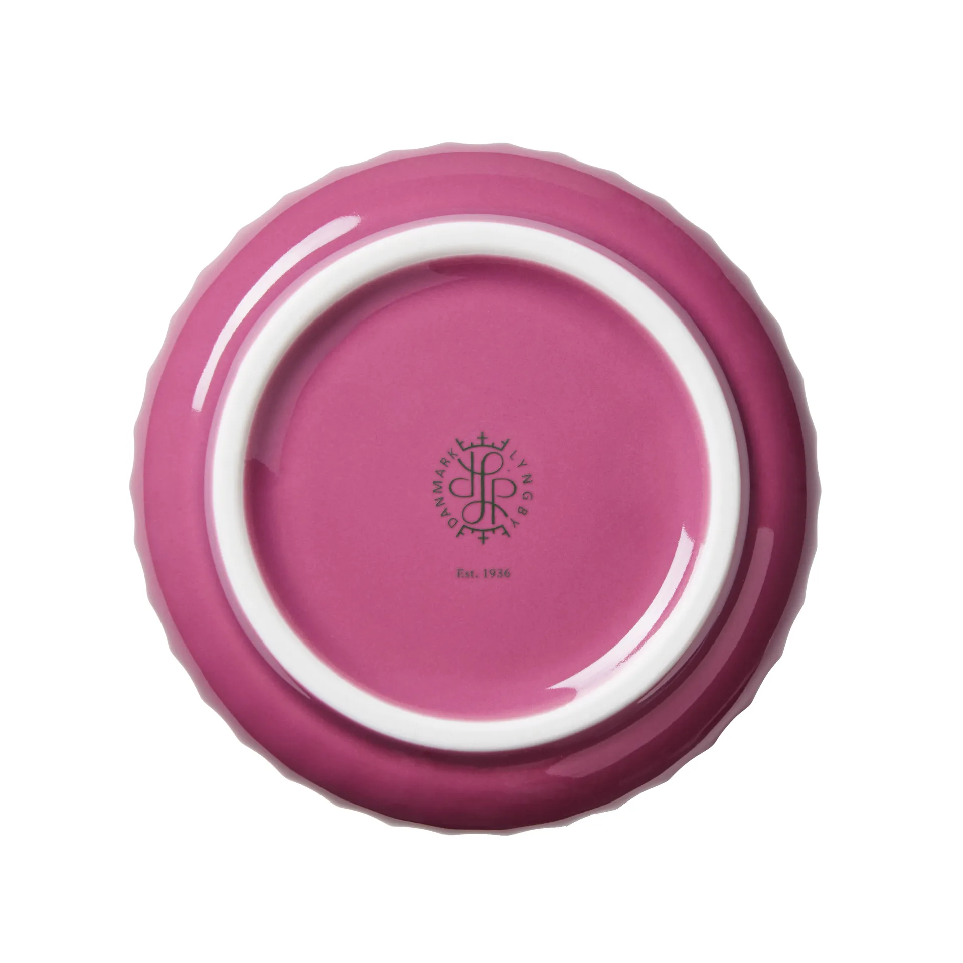Lyngby Vaas, Paars, 20,5 cm Lyngby Porcelæn