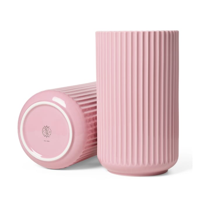 Lyngby Vaas, Roze, 25 cm Lyngby Porcelæn