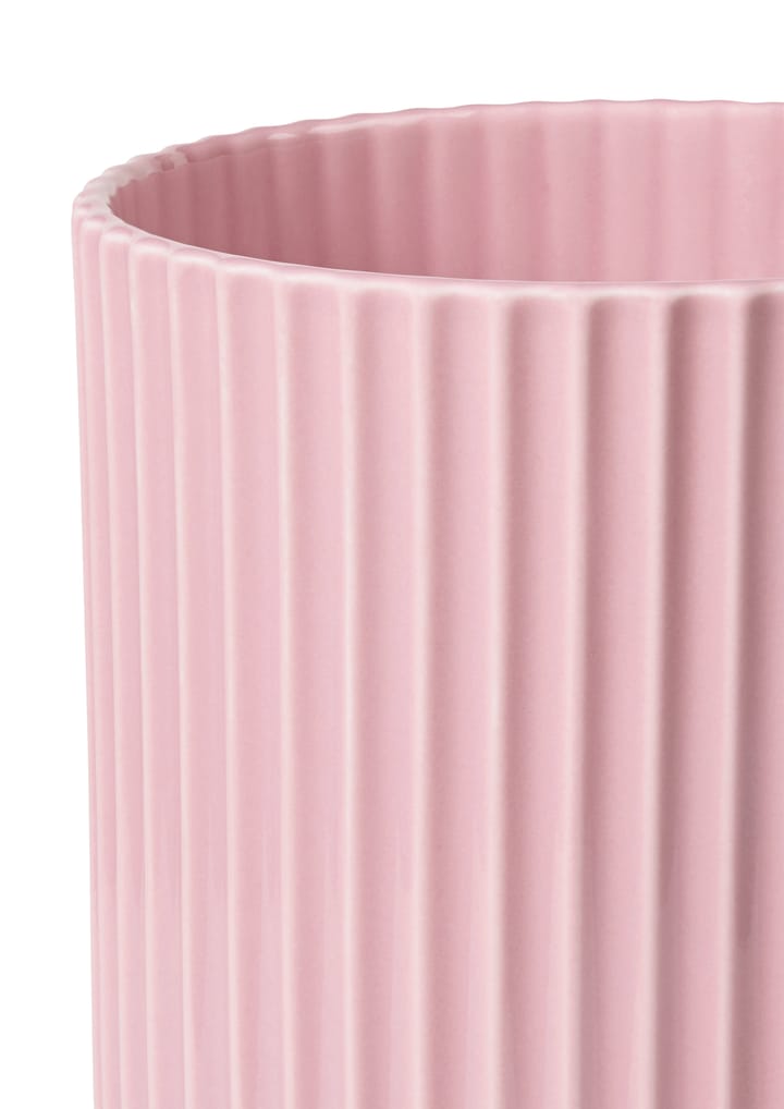Lyngby Vaas, Roze, 25 cm Lyngby Porcelæn